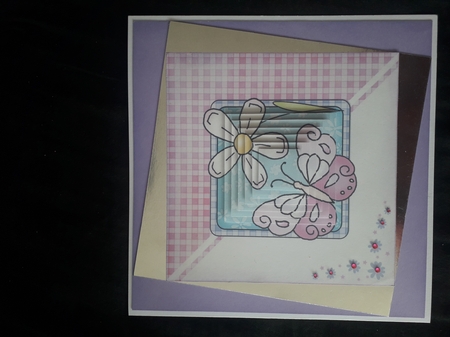 Butterfly Quick Card with Pyramage by Dawn Heath