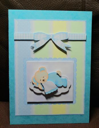 Sleepy Bear for Baby Boy by Dawn Heath
