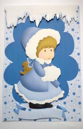Little Sweetie All Dressed Up for Winter by Dawn Jones