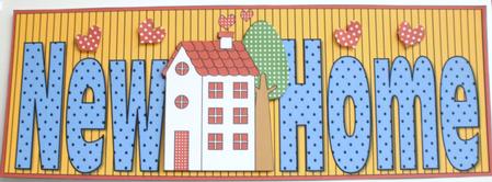 New Home Large Dl with Decoupage 3 by Dawn Jones