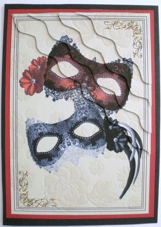 The Masquerade Wavy Corner Stacker by Dawn Jones
