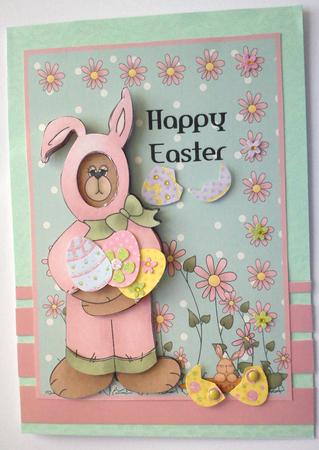 Easter Bunny Bear by Dawn Jones