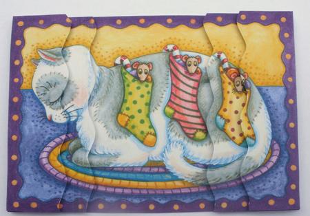 Three Mice and One Large Cat by Dawn Jones