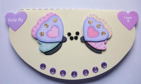 Cutie Pie Butterflies Wobble Card by Dawn Jones