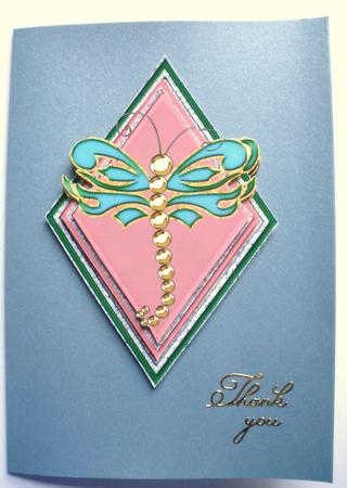 Mysterious Dragonfly Diamond Shaped Topper 2 by Dawn Jones