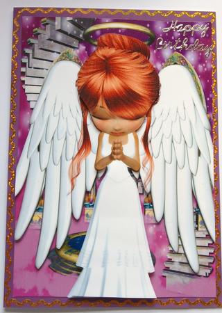 Angel Prayers A4 Topper by Dawn Jones