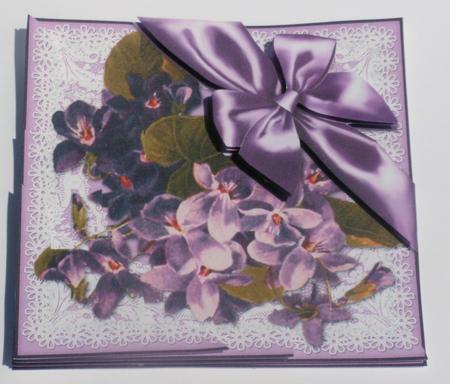 Lavender and Lace - Scalloped Corner Stacker by Dawn Jones