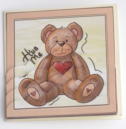 Hugs Stacker Card by Dawn Jones