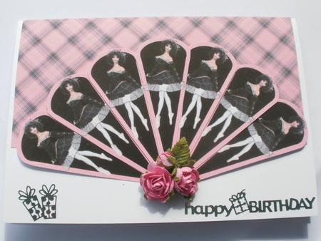 Ballerina Fan Blade by Dawn Jones