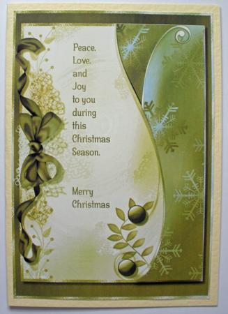 Wishes for Christmas in Green by Dawn Jones