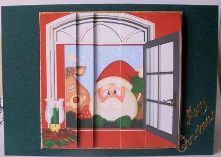 Santa Thru My Window by Dawn Jones