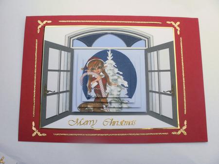 Window Watching at Christmas by Dawn Jones