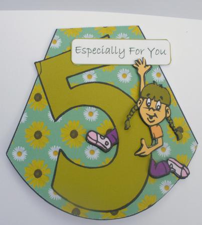 Gir 5 Today Wobble Card by Dawn Jones