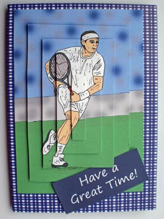 Tennis 1 - Pyramage by Dawn Jones