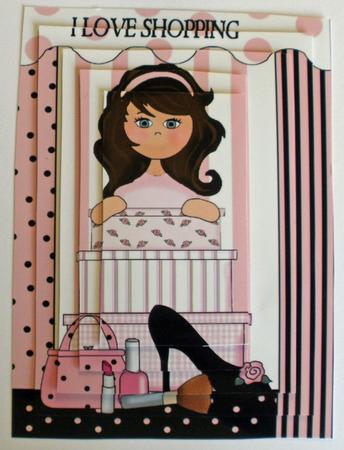 I Love Shopping! Pyramids by Dawn Jones