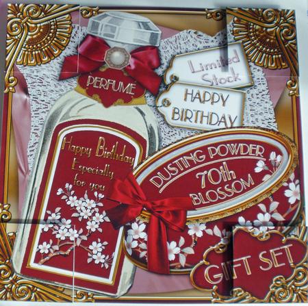 Blossom Perfume Gift Set 70th Birthday 8in Picture Sheet by Dawn Jones