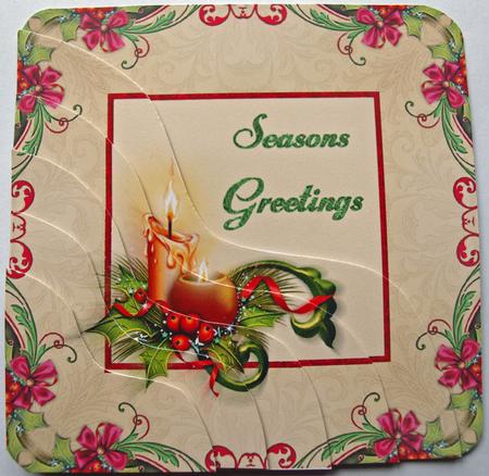 Christmas Candle Corner Stacker by Dawn Jones