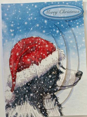 His Holiday Hat Oval Pyramid by Dawn Jones