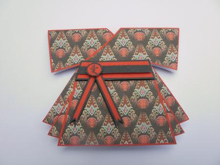 Love Kimono 7 Shaped Card by Dawn Jones