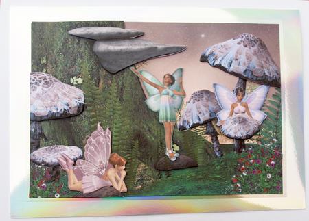 The Fairy Realm A4 Backing Paper #6 by Dawn Jones