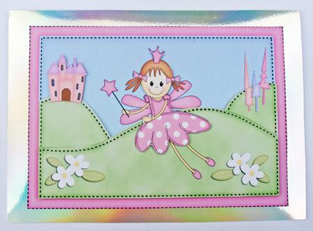 A4 Fairy Twinkletoes Card Topper by Dawn Jones