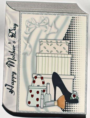 Shoes and Girlie Things for Mothers Day Folded Book by Dawn Jones