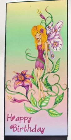 Voucher Card - Flower Fairy by Dawn Jones