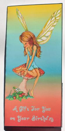 Voucher Card - Strawberry Fairy by Dawn Jones
