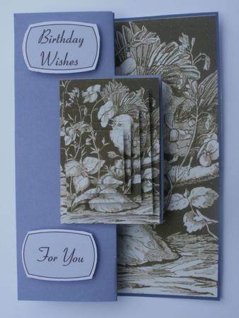 Vintage Bird Fold Back by Dawn Jones