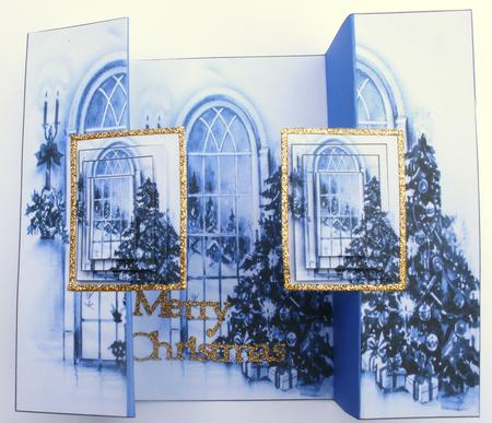 Ice Blue Through the Window by Dawn Jones
