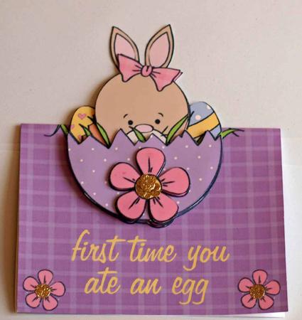 Cute Easter Bunny by Dawn Jones