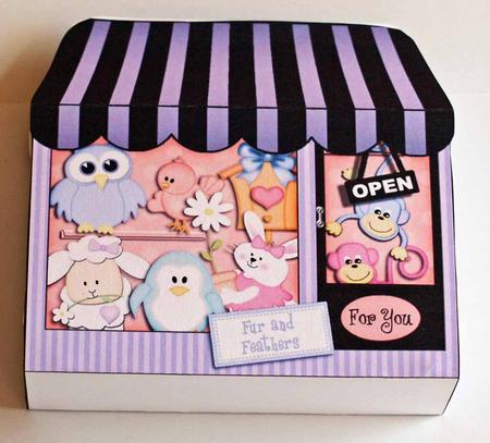 3D Little Pet Shop Treat or Favour Box Mini Kit by Dawn Jones