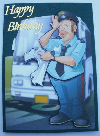 Bus Driver Dude A4. by Dawn Jones
