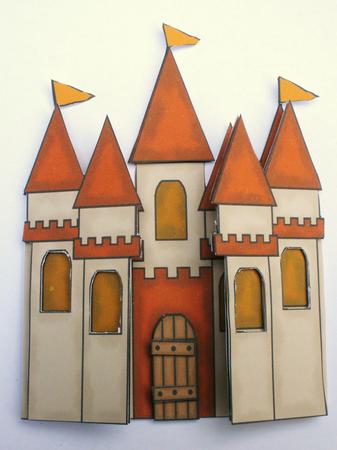 Castle Gate Fold Card by Dawn Jones