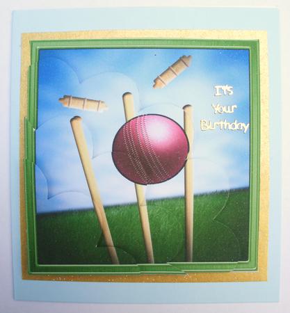Cricket Quick Card with Shell Edged Corner Side Stacker by Dawn Jones