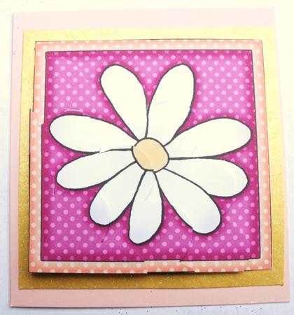 Daisy Shell Edged Corner Side Stacker by Dawn Jones