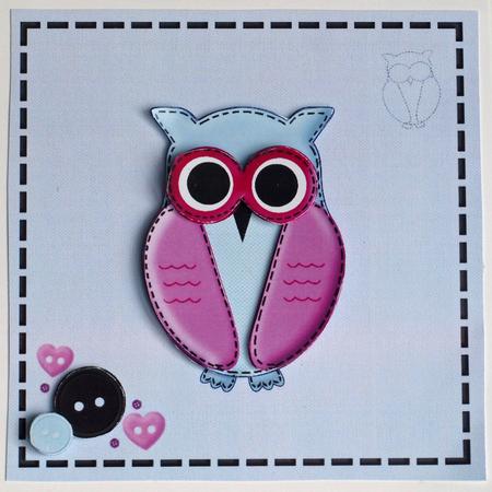Stitched Owl by Dawn Jones