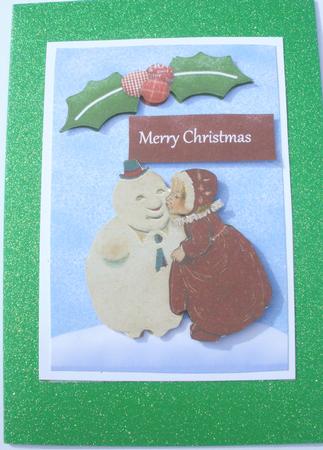 Merry Christmas Mr Snowman by Dawn Jones