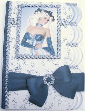 Blue Diamond A4 by Dawn Jones