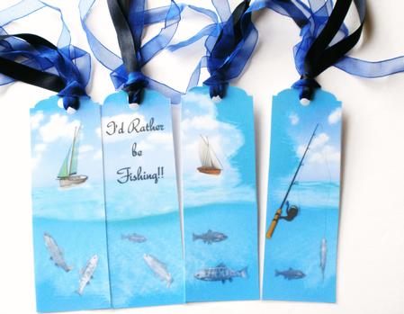 Fishing Theme Bookmarks by Dawn Jones