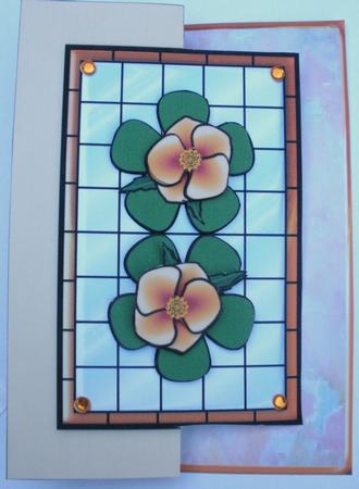 Stained Glass Helebore by Dawn Jones