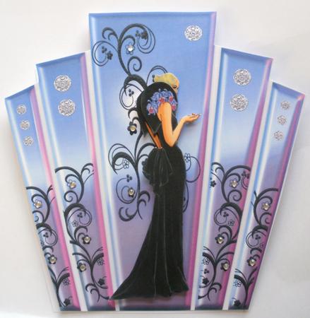 Art Deco Lady with Panels by Dawn Jones