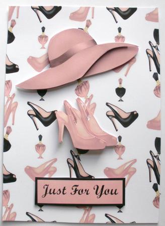 Hats & Shoes in Pink by Dawn Jones