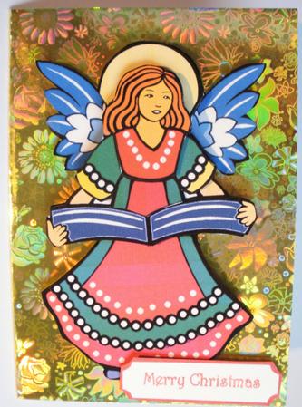 Angel Scalloped Edge Card by Dawn Jones