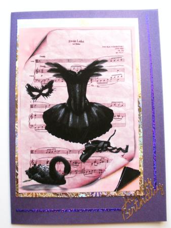 Beautiful Swanlake Ballet Dancing A4 Topper by Dawn Jones