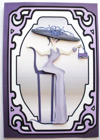 Mademoiselle on a Stool by Dawn Jones