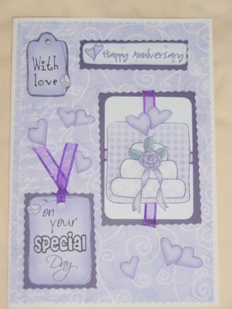 Love & Romance Kit in Lilac with Step by Step Decoupage by Dawn Mellor
