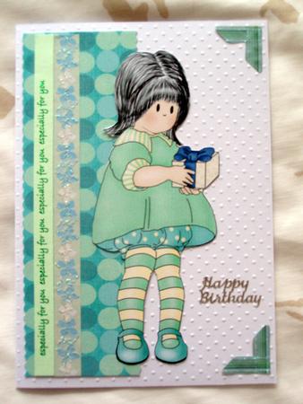 Milly's Gift Topper and Backing Paper by Dawn Mellor