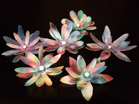 Layered Flowers by Dawn Clayton