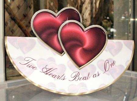 Two Hearts Beat as One - Wobble Card by Dawn Hill